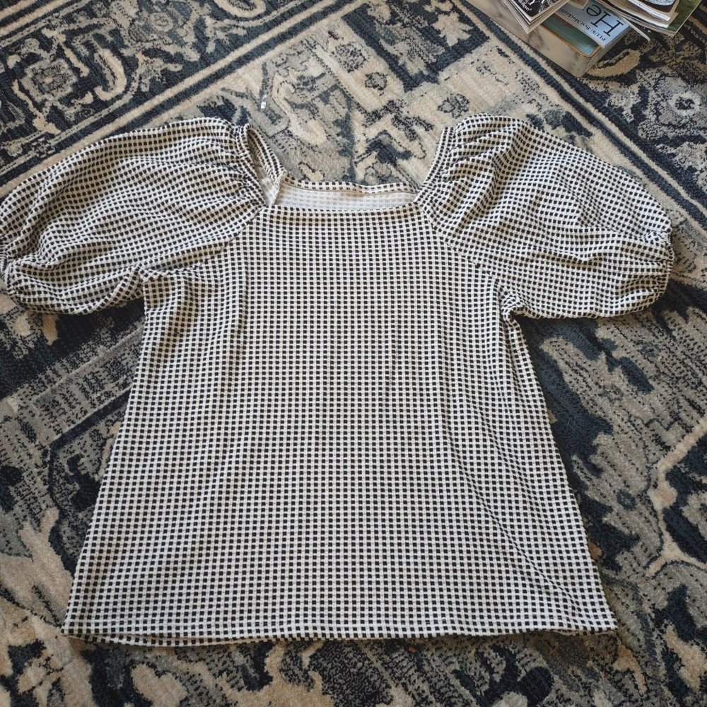 Checkered blouse